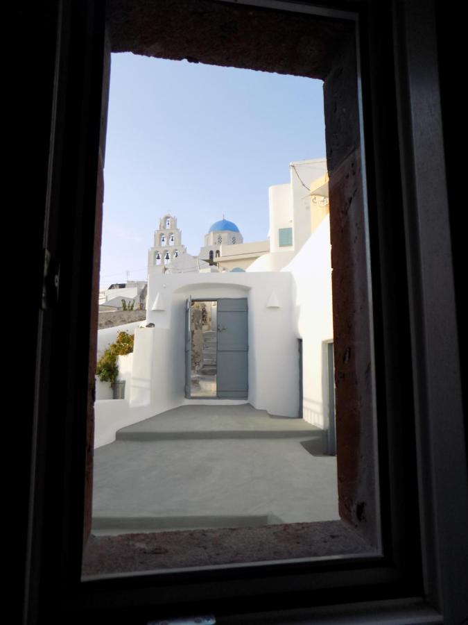 Imarkellis Santorini Pyrgos Kallistis Bagian luar foto