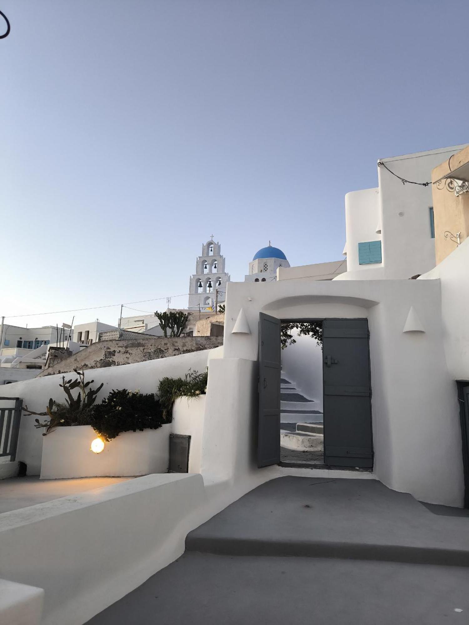 Imarkellis Santorini Pyrgos Kallistis Bagian luar foto