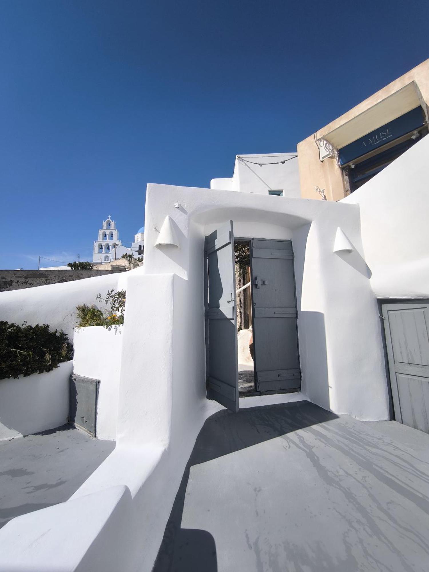 Imarkellis Santorini Pyrgos Kallistis Bagian luar foto